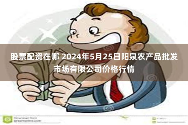 股票配资在哪 2024年5月25日阳泉农产品批发市场有限公司价格行情