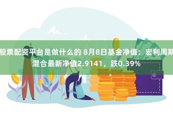 股票配资平台是做什么的 8月8日基金净值：宏利周期混合最新净值2.9141，跌0.39%