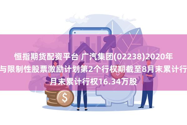 恒指期货配资平台 广汽集团(02238)2020年A股股票期权与限制性股票激励计划第2个行权期截至8月末累计行权16.34万股