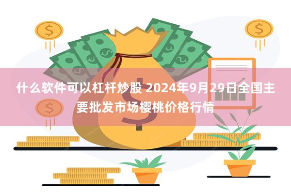 什么软件可以杠杆炒股 2024年9月29日全国主要批发市场樱桃价格行情