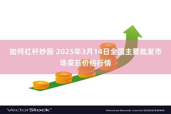 如何杠杆炒股 2025年3月14日全国主要批发市场菜苔价格行情